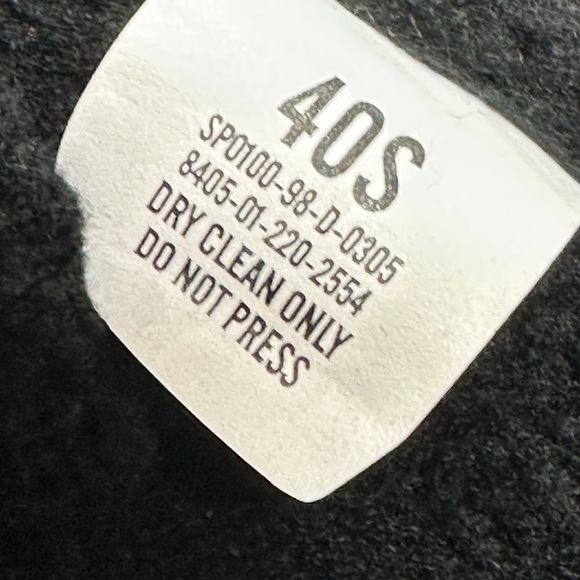 DSCP Quarterdeck Collection Mens Trench Coat Size 40S Removeable Liner Black - Picture 12 of 13